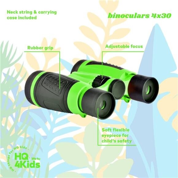 Outdoor Adventure Kit for Kids: Binoculars,Compass,Magnifying Glass & Flashlight - Picture 4 of 5